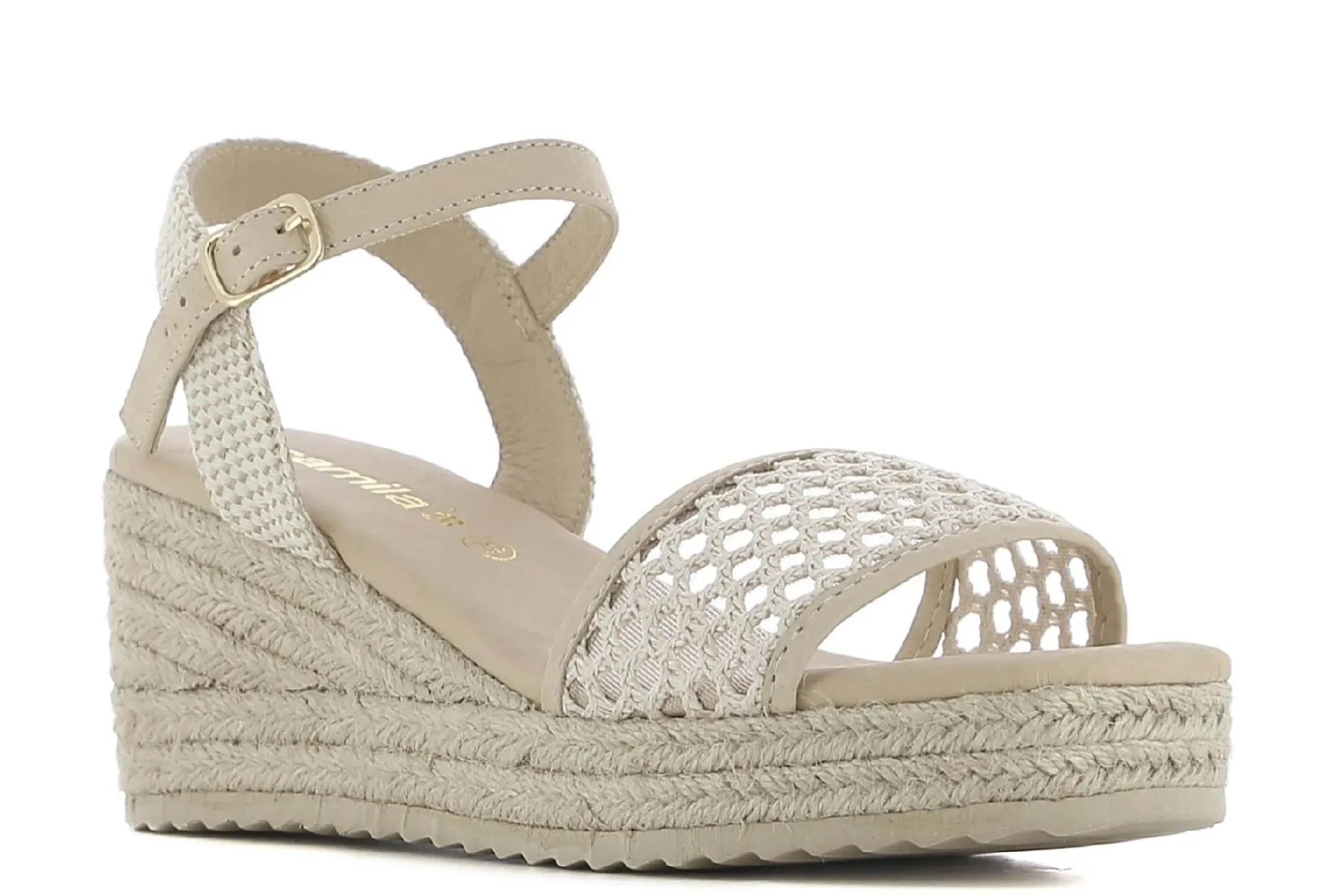 Alpargatas de cuña ASTERIA | Camila's Online