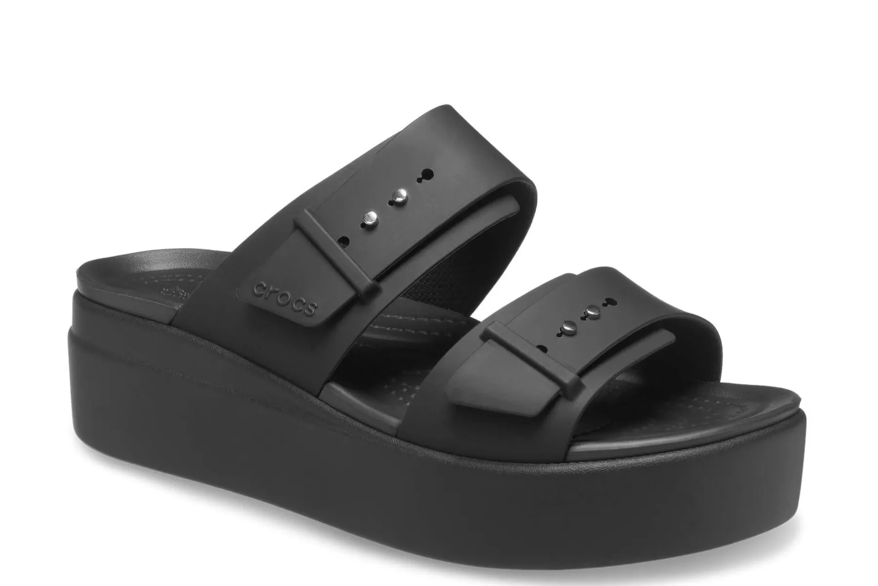 Sandalias de cuña BROOKLYN BUCKLE LOW WEDGE W | Crocs Outlet