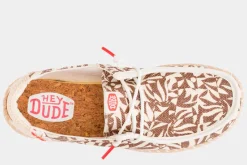 Zapatos planos WENDY ESPADRILLE RETRO PALM | Dude Fashion